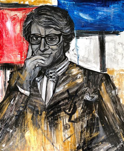 ysl canvas painting|ysl art for sale.